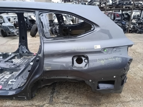 Quarter wing rear left Toyota Highlander 20-25 under BSM, graphite, on the body, bumpers