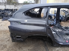 Rear right quarter wing for Toyota Highlander 20-25 under BSM, graphite, on the body, bumps, hail