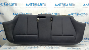 Rear seat cushion BMW 3 F30 16-18, black leather, gray stitching, scratches, needs cleaning