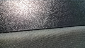 Door trim panel rear right Ford Fusion mk5 17-20 black with black insert cloth, armrest black leather, molding gray structure, scratches