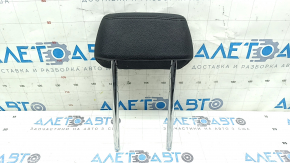 Rear left headrest BMW 3 F30 4d 12-18, black leather, for a solid backrest, for cleaning