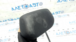 Rear left headrest BMW 3 F30 4d 12-18, black leather, for a solid backrest, for cleaning