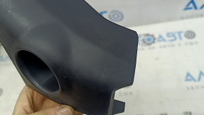 The front panel trim under the start/stop button for the Toyota Sienna 21-24 is black and scratched.
