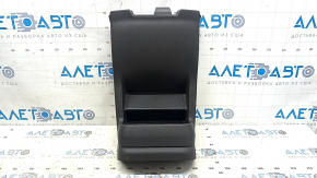 Rear center console trim for Toyota Sienna 21-25, dark gray, with cup holders, scratches
