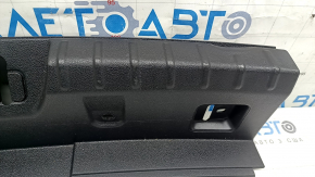 BMW 3 F30 4d 12-18 trunk opening trim, black, scratches, broken mount