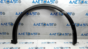 Tesla Model X 16-21 front right fender arch trim, loose fasteners, scratches