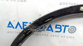 Tesla Model X 16-21 front right fender arch trim, loose fasteners, scratches