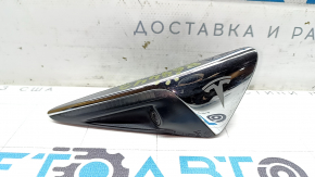 Tesla Model X 16-21 front right fender turn signal, chrome, for camera, scratches