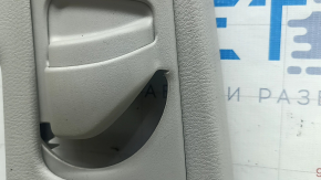 Left upper center pillar trim for Toyota Sienna 21-24, gray, plastic has turned white, filed down