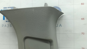 Left upper center pillar trim for Toyota Sienna 21-24, gray, plastic has turned white, filed down