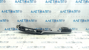 Toyota Sienna 21-24 black and gray front panel trim with air vents, backstrap