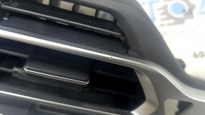 Toyota Sienna 21-24 black and gray front panel trim with air vents, backstrap