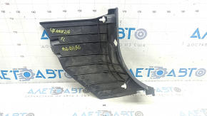 Lower left front pillar trim for Toyota Sienna 21-24, black, dented
