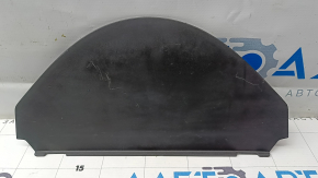 Tesla Model X 16-21 instrument cluster small monitor visor cover, black, scratched