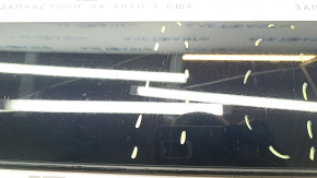 Tesla Model X 16-21 front roof molding peeling paint, micro cracks in paint, broken fastener