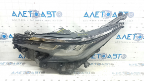 Left front headlight for Toyota Sienna 21-24 LED, LE, XLE, Led, crack in mount, needs polishing