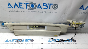 Tesla Model X 16-21 right visor, Alcantara beige, ready to clean