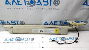 Tesla Model X 16-21 right visor, Alcantara beige, ready to clean