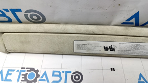 Tesla Model X 16-21 right visor, Alcantara beige, ready to clean