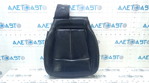 Nissan Leaf 13-17 driver's seat cushion upholstery, black leather, perforated, heated, wrinkled