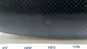 Nissan Leaf 13-17 driver's seat cushion upholstery, black leather, perforated, heated, wrinkled