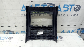 Rear center console trim for BMW 3 F30 12-18 black, under the deflector