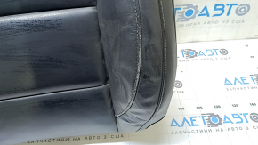 Infiniti QX30 17-20 passenger seat back upholstery, black leather, heated