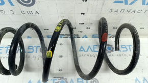 Front right spring for Toyota Camry V50 12-14 USA hybrid, stiffness 2, yellow, red