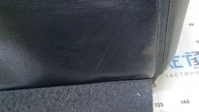 Nissan Leaf 13-17 passenger seat back upholstery, black leather, perforated, heated