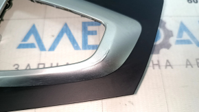 BMW 3 F30 12-18 automatic transmission shifter cover, black with chrome, swollen chrome, scratches