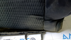 Toyota Camry v50 12-14 USA, SE passenger seat back panel, leather + black cloth, scratches, tear, needs cleaning
