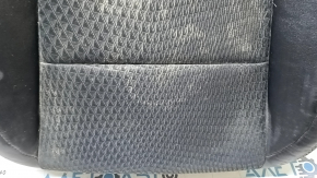 Toyota Camry V50 12-14 USA, SE, passenger seat cushion trim, leather + cloth, black, heated, scratches