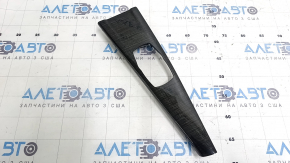 Center console trim for the multimedia joystick for the BMW 3 F30 12-18, dark wood finish, scratches