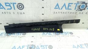 BMW 3 F30 12-18 right rear side door trim, glossy black, scratches, glued on