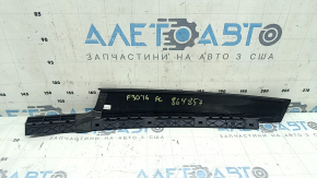 Front left side door trim for BMW 3 F30 12-18, glossy finish, scratches