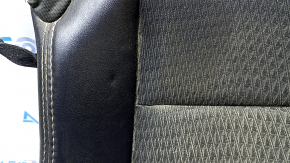 Driver's seat cushion cover for Toyota Camry v50 12-14 USA, SE, leather + cloth, black, wrinkled, needs cleaning