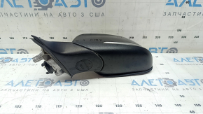 Left side mirror assembly BMW 3 F30 4d 13-18 USA 5 pins, matte mount, turn signal, black, scratches, peeling varnish