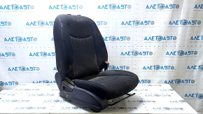 Passenger seat Nissan Leaf 13-13 without airbag, mechanic, cloth black, without headrests, for cleaning