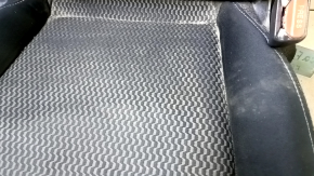 Passenger seat Nissan Leaf 13-13 without airbag, mechanic, cloth black, without headrests, for cleaning