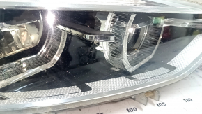 BMW 3 F30 16-18 LED front right headlight assembly, sand, scratches