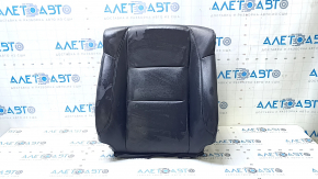 Acura ILX 13-15 passenger seat back upholstery, black leather, perforated, heated