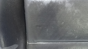 Acura ILX 13-15 passenger seat cushion upholstery, black leather, perforated, heated, wrinkled, needs cleaning