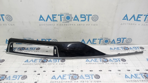 BMW 3 F30 12-18 ebony Perlglanz Chrome center panel trim, chrome bulges