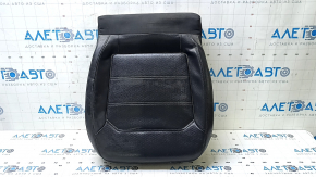 VW Passat b7 12-15 USA passenger seat cushion upholstery, black leather, perforated, heated, tucked