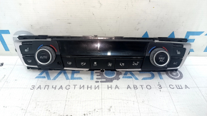 BMW 3 F30 15-18 climate control, heated, black with chrome, scratches