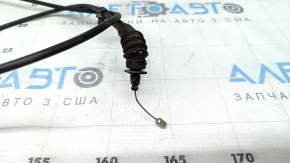 The right hood release cable for a Ford Fusion mk5 13-20 has a torn boot.
