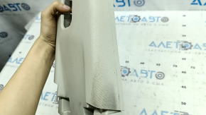 Left upper center pillar trim, Mazda 6 14-21, gray, needs cleaning, worn