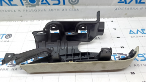 Tesla Model X 16-21 upper rear right front inner door trim, Alcantara beige, dry-cleanable