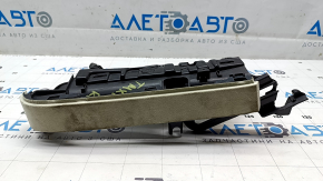 Tesla Model X 16-21 upper rear left front inner door trim, Alcantara beige, dry cleanable