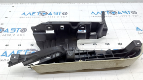 Tesla Model X 16-21 upper rear left front inner door trim, Alcantara beige, dry cleanable